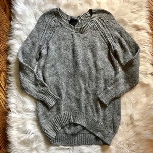 “Heather by Bourdoux” Light Gray Sweater